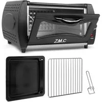 ZMC Minibackofen Mini Tandoor 2100W 22L - Minibackofen für Lahmacun Pizza Naan und Brot, Ofen Inklusive Backblech und Grillrost. Kompakt, schnelles Aufheizen