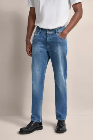 bugatti 5-Pocket-Jeans "Basic Essential" Authentic Denim