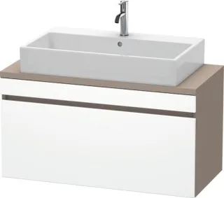 Duravit DuraStyle Konsolenwaschtischunterbau wandhängend Weiß & Basalt Matt 1000x478x512 mm - DS5304 DS530401843