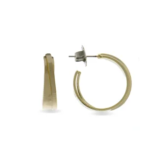 Luxenter-Ohrringe aus 18 Karat Gelbgold - Huiwe