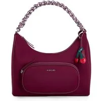Marc Cain Hobo Sports Mon Cherry (Set, Mit Anhänger), Hobo-Bag, Schultertasche mit sportivem Kordel Tragegriff