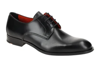 LLOYD 14-124-00 SIENA Herren Businessschuhe Schwarz Glattleder Blockabsatz