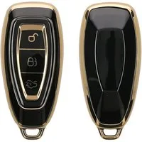 kwmobile Schlüsseltasche Autoschlüssel Hülle für Ford (1-tlg), Schlüsselhülle Silikon Cover