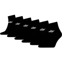 PUMA Sportsocken PUMA Unisex Elements Quarter Socken knöchelhoch 6er Pack (6-Paar, 6er Pack) Logoschriftzug