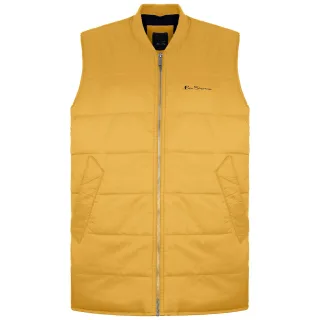 Ben Sherman – Gesteppte Weste für Herren in Gelb