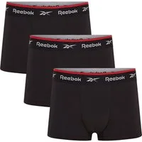 Reebok Trunk REDGRAVE (3er-Pack) basic, bequem, atmungsaktiv, mit Logo, breiter Bund