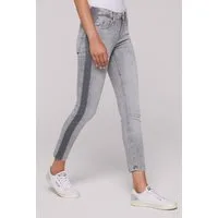 SOCCX Slim-fit-Jeans mit verkürztem Bein