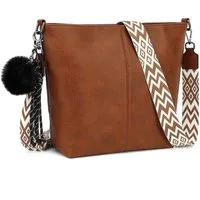 TAN.TOMI Schultertasche Damen Crossbody Bag Henkeltasche Mittel Umhängetasche, Mit Verstellbar Abnehmbar Für Pendeln Reise Campus Sport
