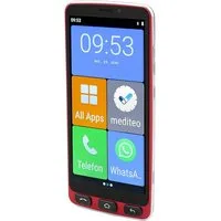 Olympia NEO+ Senioren-Smartphone Seniorenhandy (13,7 cm, 64 GB Speicherplatz, Notruftaste, HAC, Bildwahl, Dual-SIM, Android 15, Ladestation)