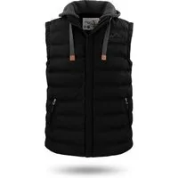 normani Steppweste Herren Winter-Steppweste Nanaimo Wattierte Winterweste - winddichter Bodywarmer Weste mit Kapuze