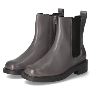 Högl Chelsea Boots  Grau - Gr. 37 -  Leder und Textil