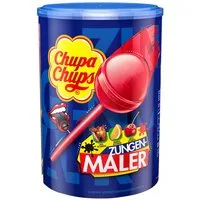 Chupa Chups Süßigkeit, Chupa Chups Zungenmaler Kirsche Orange Cola fruchtig 100er 1200g