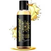 Liebesfreunde Massageöl Premium Massageöl Seduce - Sinnliches Massage Öl für Paare, 150 ml, Frei von Mineralöl