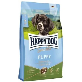 HAPPY DOG Sensible Trockenfutter Hund Puppy, Lamm & Reis 4 kg