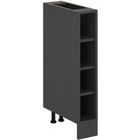 Vicco Unterschrank R-Line, Anthrazit, 15 cm ohne Arbeitsplatte (1-St)