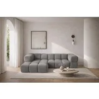 Kaiser Möbel Ecksofa luxuriöses Velours-Sofa im Stoff Bluvel modernes AVERRO, Premium-Velours Bluvel,Weiche abgerundete „Bubble“-Formen