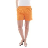 YESET Shorts YESET Damen Jogging Shorts Sweatshorts kurz 1/2 Baumwolle ORANGE XL Sweatshort