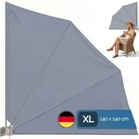 Detex Balkonsichtschutz Sichtschutz Seitenmarkise Sonnenschutz Trennwand Wandhalterung