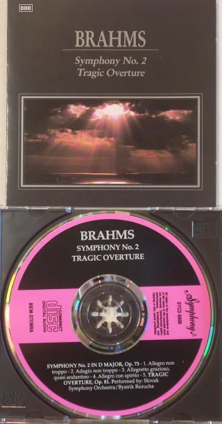 Brahms - Brahms. Symphony No.2 & Tragic Overture.