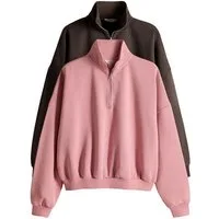 The Set Sweater The Set Sweatshirts mit 1/4-RV, 2er-Pack (2-tlg)