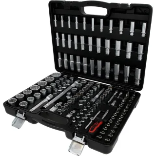 KS Tools 1/4 Zoll+3/8 Zoll+1/2 Zoll Steckschlüssel-Satz, 133-tlg - 917.0133