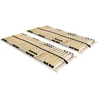 vidaXL Bett Lattenroste 2 Stk. mit 28 Latten 7 Zonen 70x200 cm