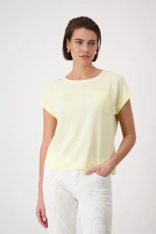 monari - Basic-Blusenshirt mango sorbet - Gr. - 42