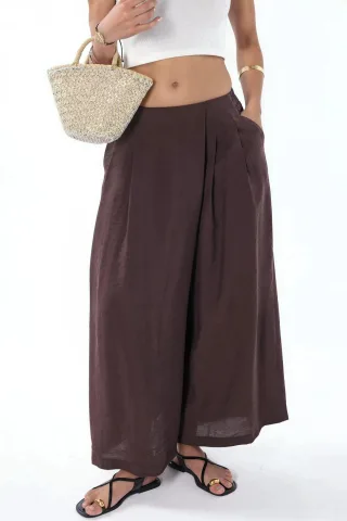 Modal Touch Weite Palazzo-Hose
