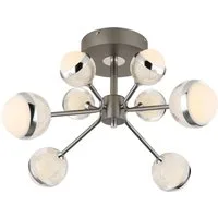 GLOBO LIGHTING LED Deckenleuchte UNTSY, LED fest integriert, Deckenlampe/Wohnzimmer/Schlafzimmer/modern