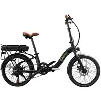 SachsenRAD E-Bike Faltrad F2 mit Alarmanlage, 7 Gang Shimano Shimano SIS 7-Gang-Schaltung Schaltwerk, Kettenschaltung, Heckmotor, 470 Wh, LCD-Steuerdisplay, Fahrmodus Pedelec,  LED-Frontlicht, LED-Rücklicht