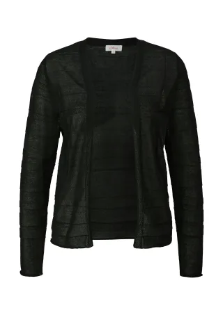 s.Oliver - Strickjacke schwarz - Gr. - 38