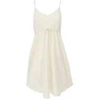 Guru-Shop Midikleid Einfarbiges Casual Trägerkleid, Baumwoll..