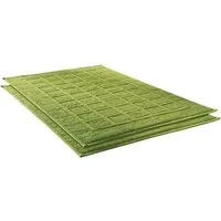 Dyckhoff Badematte Planet, Höhe 3 mm, beidseitig nutzbar, fußbodenheizungsgeeignet, Baumwolle, rechteckig, 2-tlg. Badematte, Baumwolle, 2er Set Hotelmatte
