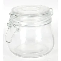 BURI Einmachglas Drahtbügelglas 0,5 Liter Einmachglas Einweckglas Vorratsglas Marmelade, Glas