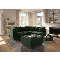 COLLECTION AB Ecksofa Innsbruck L-Form, B: 247 cm, 3 Zierkissen, Federkern