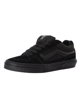 Vans Caldrone Wildleder/Mesh-Turnschuhe, Schwarz