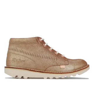 Boots Kick Hi Kickers Pour Fille en Brun Roux