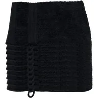 Julie Julsen Waschhandschuh 10-Waschhandschuh-Schwarz-Waschhandschuh 15 x 21 cm, (10-St)