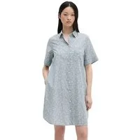 Marc O'Polo Hemdblusenkleid aus bedrucktem Baumwoll-Voile