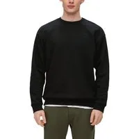 QS Sweatshirt mit Logo Stickerei
