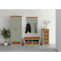 OTTO home Garderobenschrank Selma mit 1 Boden und Ausziehkleiderstange, Breite 70 cm