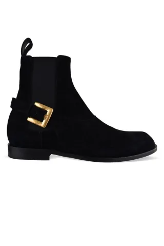Balmain Balmain Anthem Chelsea-Stiefel Schwarz