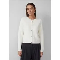 s.Oliver Cardigan Strickjacke Cardigan aus Baumwollmix mit Ziertaschen
