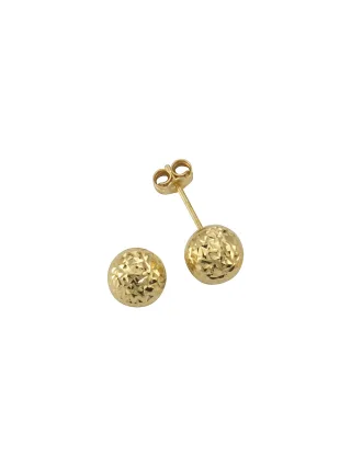 Fascination by Ellen K. Ohrstecker 585/- Gelbgold Kugel Ø 7mm