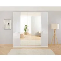 OTTO home Kleiderschrank Mehrzweckschrank Aktenschrank Möbel Mietswohnung Schlafzimmer KOLUNA (Breiten 181/226/271/315 cm Höhen 210/229 cm, hochwertige Glas-Front) mit Spiegel, inkl. 2 Innenschubladen sowie extra Böden MADE IN GERMANY