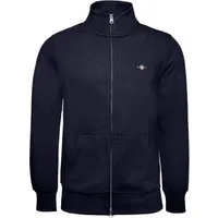 Gant Sweatjacke Reg Shield Full Zip Herren Zip Hoodie, Kapuzenjacke, Trainingsjacken, Zip Pullover, Freizeitjacke