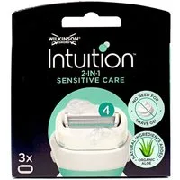 Wilkinson Rasierklingen Wilkinson Intuition 2-in-1 Sensitive Care Rasierklingen, 3er Pack