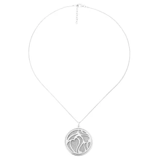Orphelia 'Anabel' Damenkette mit Anhänger aus 925er Sterlingsilber – Silber ZH-7097