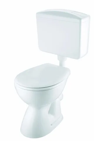 Neuesbad Basic plus Stand-WC Komplettset, Abgang waagerecht FS1120