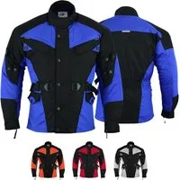 German Wear Motorradjacke GW302J (Spar-Set, mit 4CE-Protektoren) Winddichte Biker Jacke aus 4 Schichten - 8 Taschen Protektorenjacke